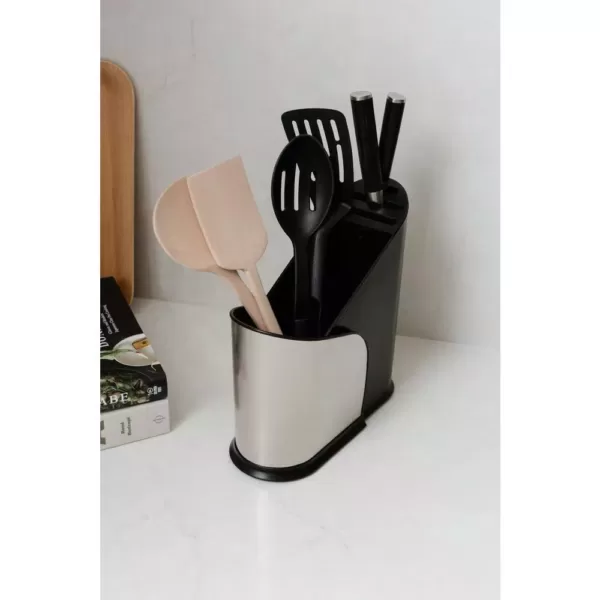 Umbra Furlo Expanding Black/Nickel Utensil Holder