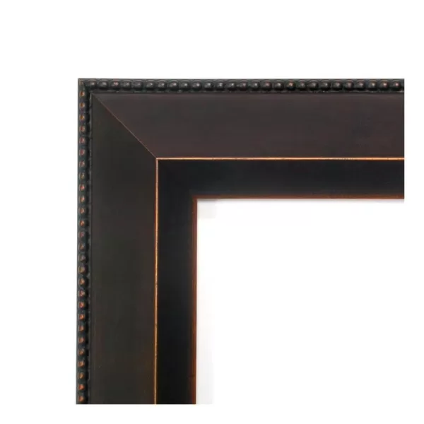 Amanti Art Signore 21 in. W x 25 in. H Framed Rectangular Bathroom Vanity Mirror in Bronze