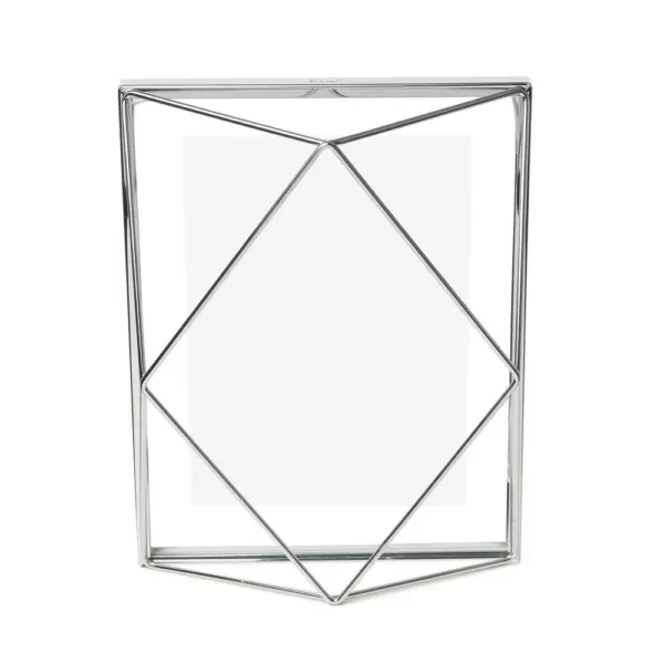 Umbra Prisma 5 in. x 7 in. Chrome Picture Frame