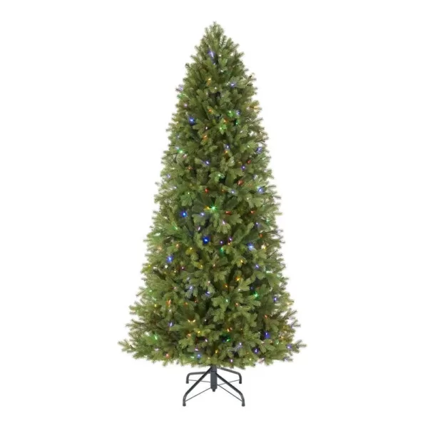 Home Decorators Collection 7.5 ft Lachlan Balsam Fir Slim LED Pre-Lit Artificial Christmas Tree with 460 Color Changing Lights with 7 Functions