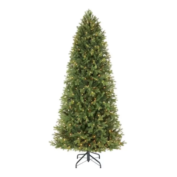 Home Decorators Collection 7.5 ft Lachlan Balsam Fir Slim LED Pre-Lit Artificial Christmas Tree with 460 Color Changing Lights with 7 Functions